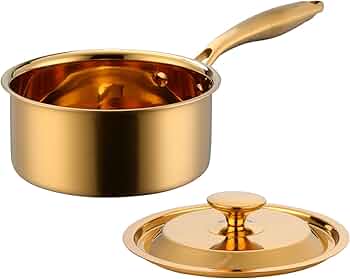 Amazon.com: BuyGo 18/8 Stainless Steel Saucepan, 2.5 Quart